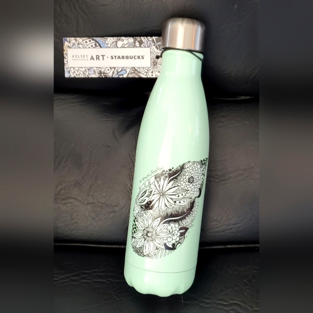 NWT Starbucks Swell Reusable Collectible Water Bottle, Stainless Steel